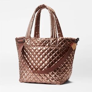 MZ Wallace Medium Metro Tote Deluxe Metallic